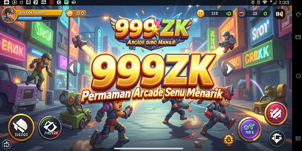 Gameplay seru dari 999ZK dengan tantangan menegangkan.