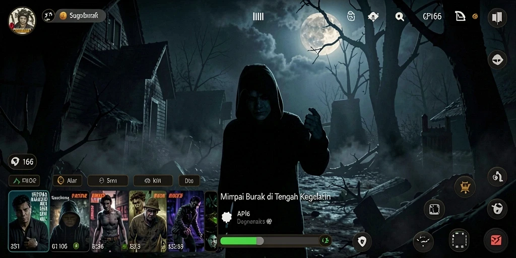Tangkapan layar gameplay menegangkan dari API66.