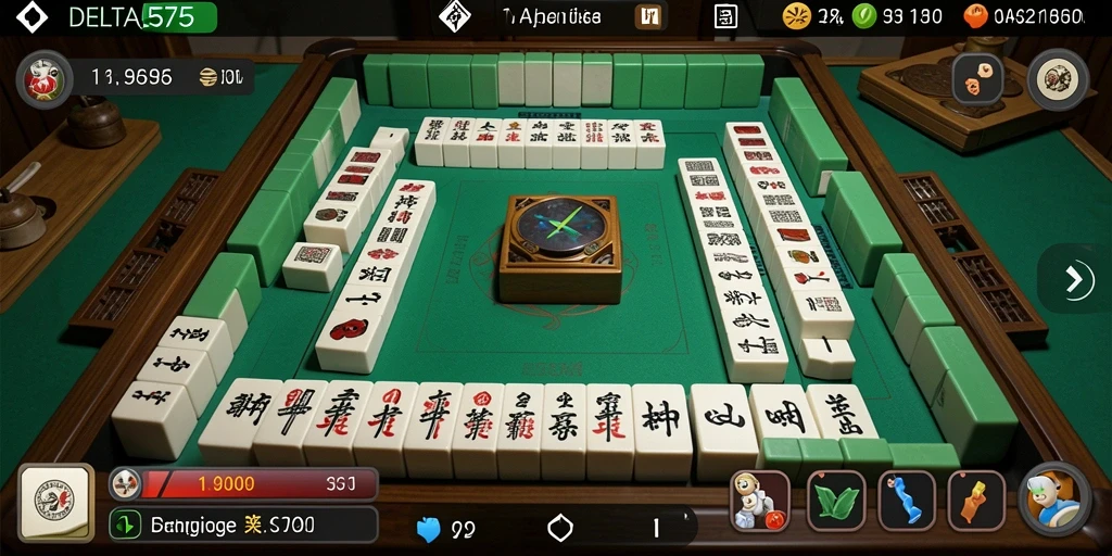Tampilan permainan Mahjong yang penuh warna dan menarik dari DELTA575.