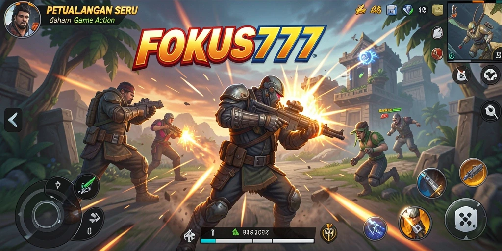 Gameplay FOKUS777 yang penuh aksi dan tantangan.