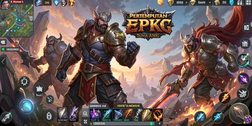 Tampilan gameplay epik di <strong>ID66</strong> dengan pertarungan yang mendebarkan.