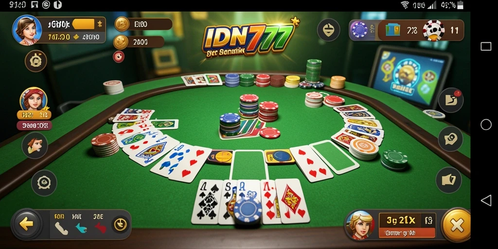 Gameplay seru di IDN777 dengan teman-teman dalam permainan Gaple.