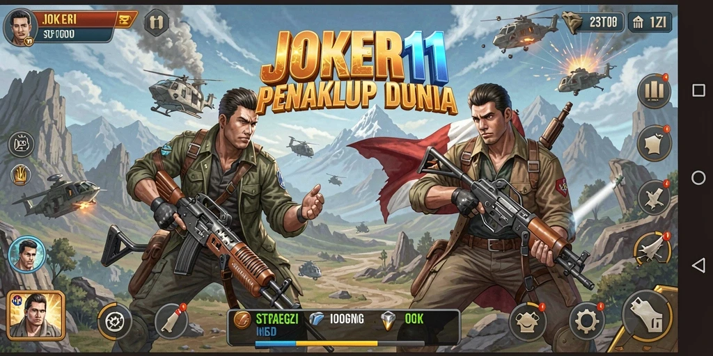 Tangkapan layar JOKER11 menampilkan pertempuran strategis yang mendebarkan antara kerajaan.
