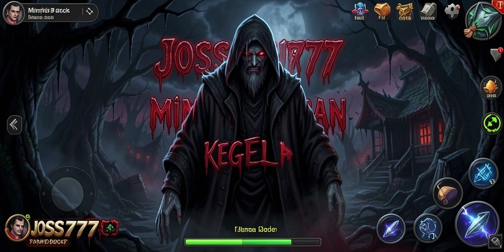 Tangkapan layar JOSS777 menampilkan momen ketegangan dalam suasana yang menyeramkan.