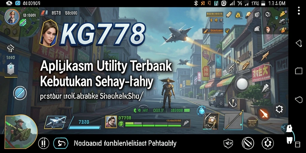 Screenshot KG778 menampilkan antarmuka pengguna aplikasi Utility yang intuitif.