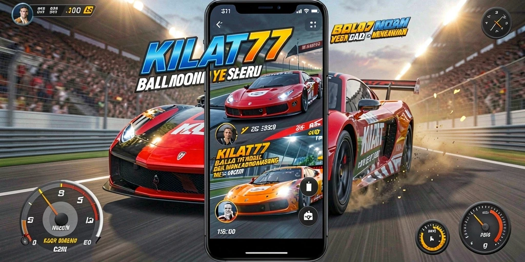 Gameplay KILAT77 yang menegangkan dan seru di lintasan balap.