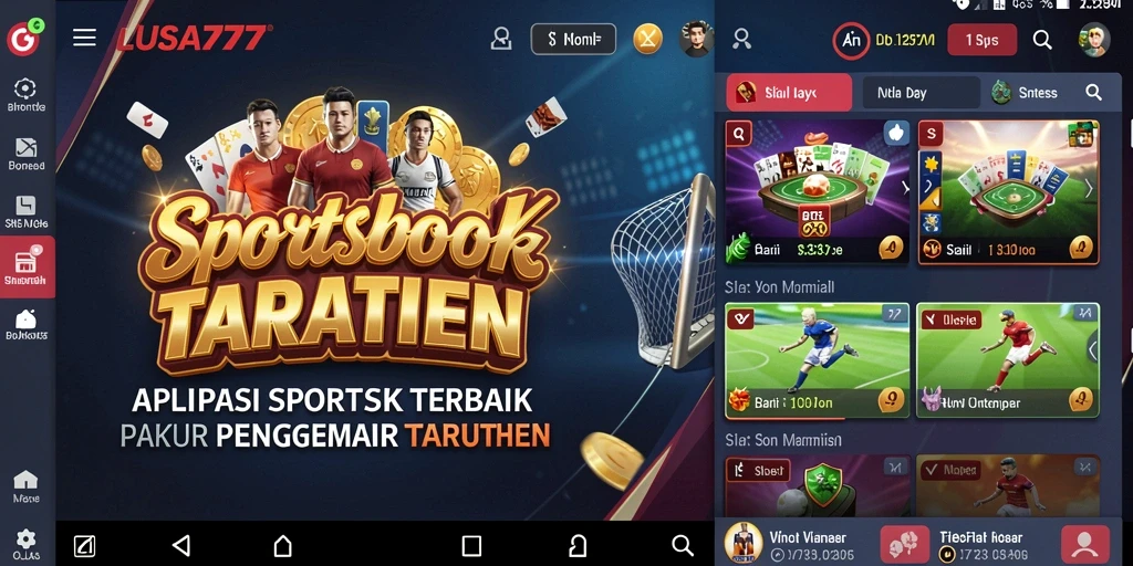 Tampilan permainan Sportsbook LUSA777 yang menarik dan interaktif.