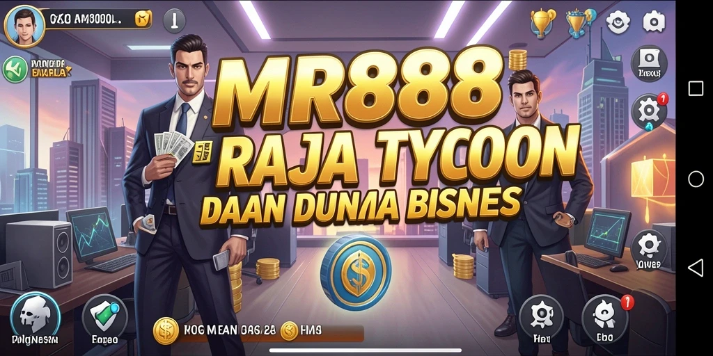 Tampilan gameplay Tycoon yang mendebarkan dan interaktif dalam MR888.