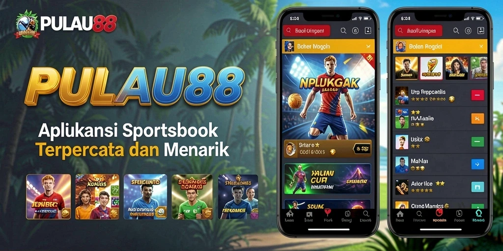 Tampilan screenshot PULAU88 dengan antarmuka taruhan olahraga yang menarik.