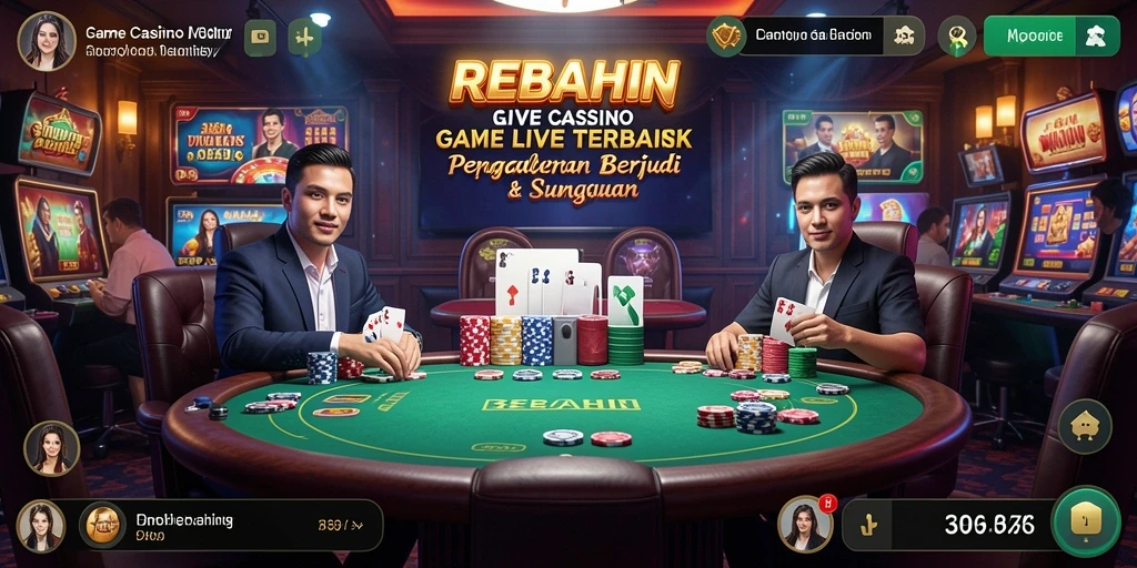 Screenshot gameplay Live Casino yang menunjukkan keseruan bermain dengan dealer langsung.