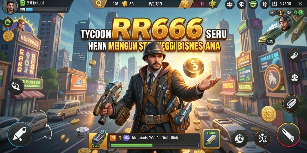 Gameplay Tycoon yang menarik dan strategis di RR666.