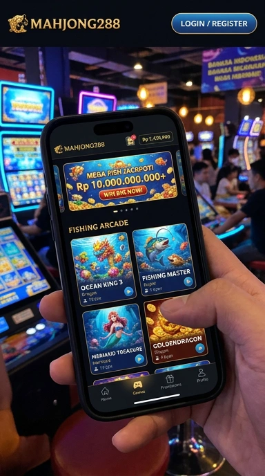 Proses pengunduhan aplikasi Mahjong288 yang cepat dan mudah.